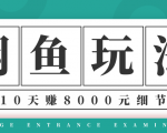 龟课·闲鱼项目玩法实战班第12期，操作10天左右利润有8000元细节玩法-第一资源库
