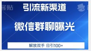 价值2980的全新微信引流技术,只有你想不到,没有做不到【揭秘】-第一资源库