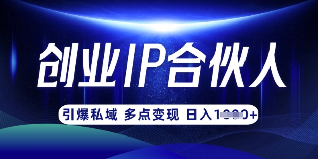 云帆·创业ip合伙人打造3.0，从0到1教你做网创，实现月入过W-第一资源库