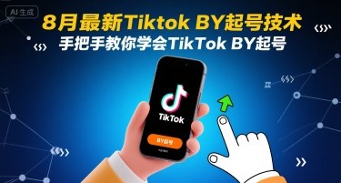 8月最新Tiktok搬运起号技术，手把手教你学会TikTok搬运起号-第一资源库