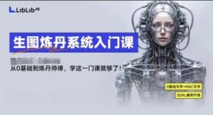 LibLibAI哩布哩布生图炼丹系统入门课，从生图到炼丹，只学这一门就够了-第一资源库