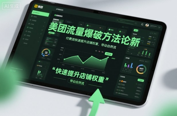 美团流量爆破方法论，付费流快速提升店铺权重，带动自然流-第一资源库