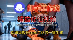 Coze扣子工作流一键生成橘猫修仙视频，保姆级搭建教程-第一资源库