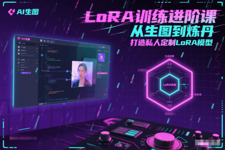 LoRA训练进阶课，从生图到炼丹，打造私人定制LoRA模型-第一资源库