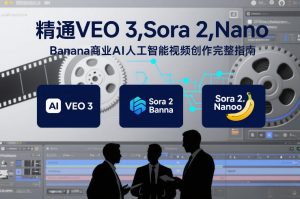 精通VEO 3,Sora 2,Nano Banana商业AI人工智能视频创作完整指南-第一资源库