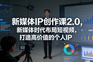 新媒体IP创作课2.0,新媒体时代布局短视频,打造高价值的个人IP-第一资源库