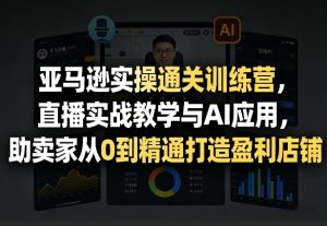 亚马逊实操通关训练营,直播实战教学与AI应用,助卖家从0到精通打造盈利店铺(更新3月23日)-第一资源库