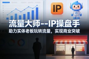 流量大师—IP操盘手,助力实体老板玩转流量,实现商业突破-第一资源库