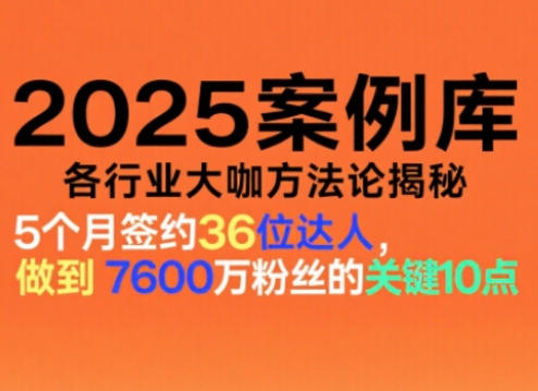 波波来了案例库，收录各行业大咖的方法论，各行业大咖方法论揭秘（更新2026年3月）-第一资源库