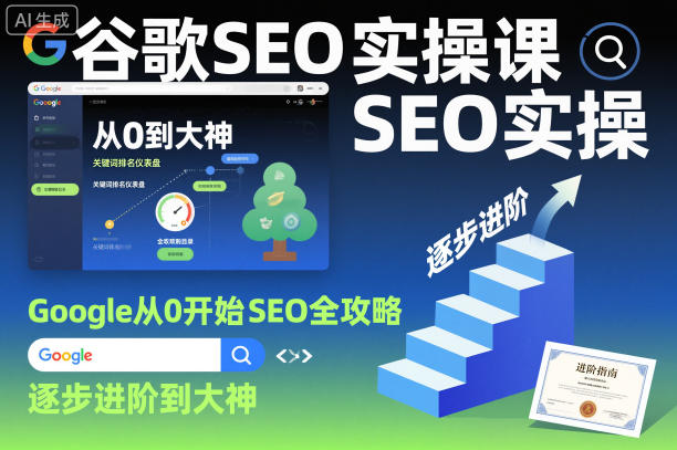 谷歌SEO实操课，Google从0开始SEO全攻略，逐步进阶到大神（更新26年）-第一资源库